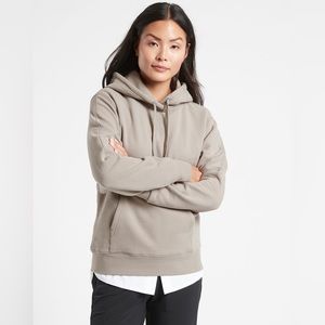 Athleta Retroplush Hoodie S Bluff Grey